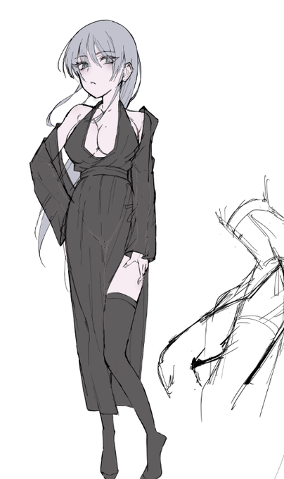 たぶんネグリジェなので白にするけど、黒も良いので 