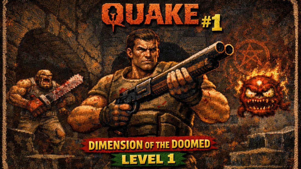 SSPJF19YT's tweet image. Quake: Dimension of the Doomed – Level 1
youtube.com/watch?v=_yLv-u…

Drop a like, comment if you want more #Quake content, and subscribe if you’re new. Help my second channel reach 50 subscribers!  

#NewVideo #YouTubeGaming #SecondChannel #Gaming #RoadTo50 #YouTubeVideo #Subcribe