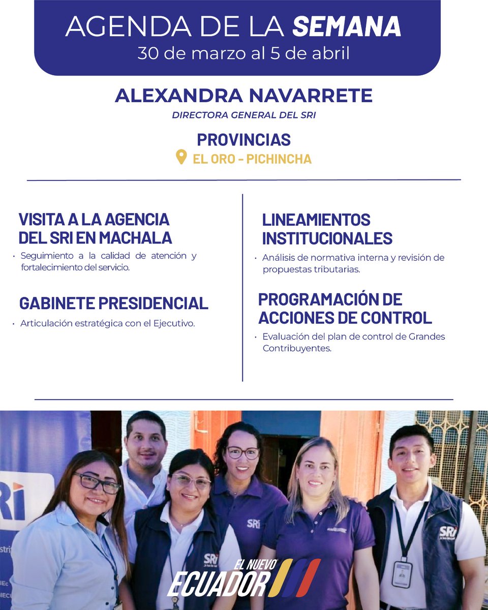 SRI Ecuador tweet media