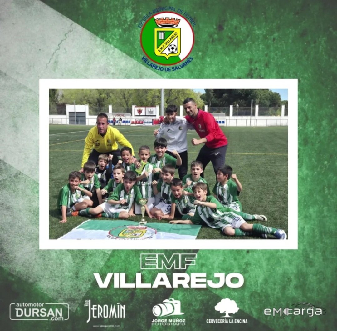 💚 EMF. VILLAREJO 💚

🟢⚪️TORNEO ORCASITAS F7 BENJAMIN

⭐️Sabado 28 De Marzo
⭐️Campo : Asoc. Vec. Orcasitas 
⭐️Preferente Benjamin 

4 Victorias y 1 Derrota para quedar en una muy merecida tercera posición 🥉⚽️🏆.

#JuntosSomosFuertes
#OrgulloVerdiBlanco
#VamosVerdes