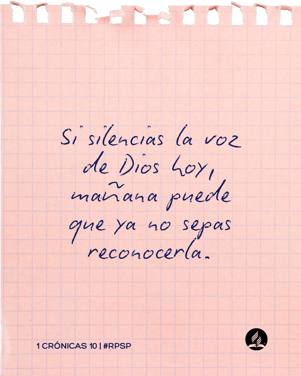 Saúl rechazó la voz de Dios una y otra vez… hasta que ya no pudo escucharla. Silenciar a Dios hoy puede dejarnos sin su voz mañana. #RPSP