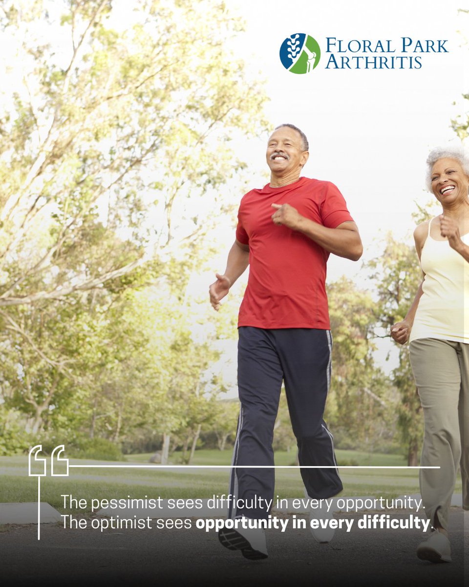 ArthritisNY's tweet photo. "The pessimist sees difficulty in every opportunity. The optimist sees opportunity in every difficulty." — Winston Churchill.
.
.
#arthritis #rhuematoidarthritis #jointpain #chronicpain #painrelief #rheumatologist #QueensNY #NY #FloralParkArthritis https://t.co/55JN8jyDw5