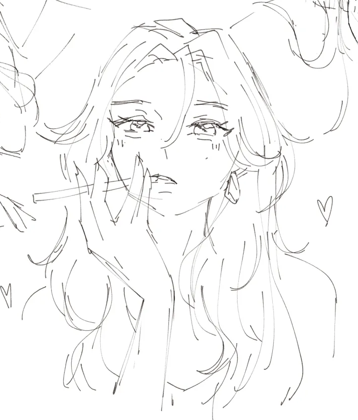 andreamerart's tweet photo. everyday i wake up and stare at photos of hot girls 

then call it art practice ❤️ https://t.co/dUR917xUBZ