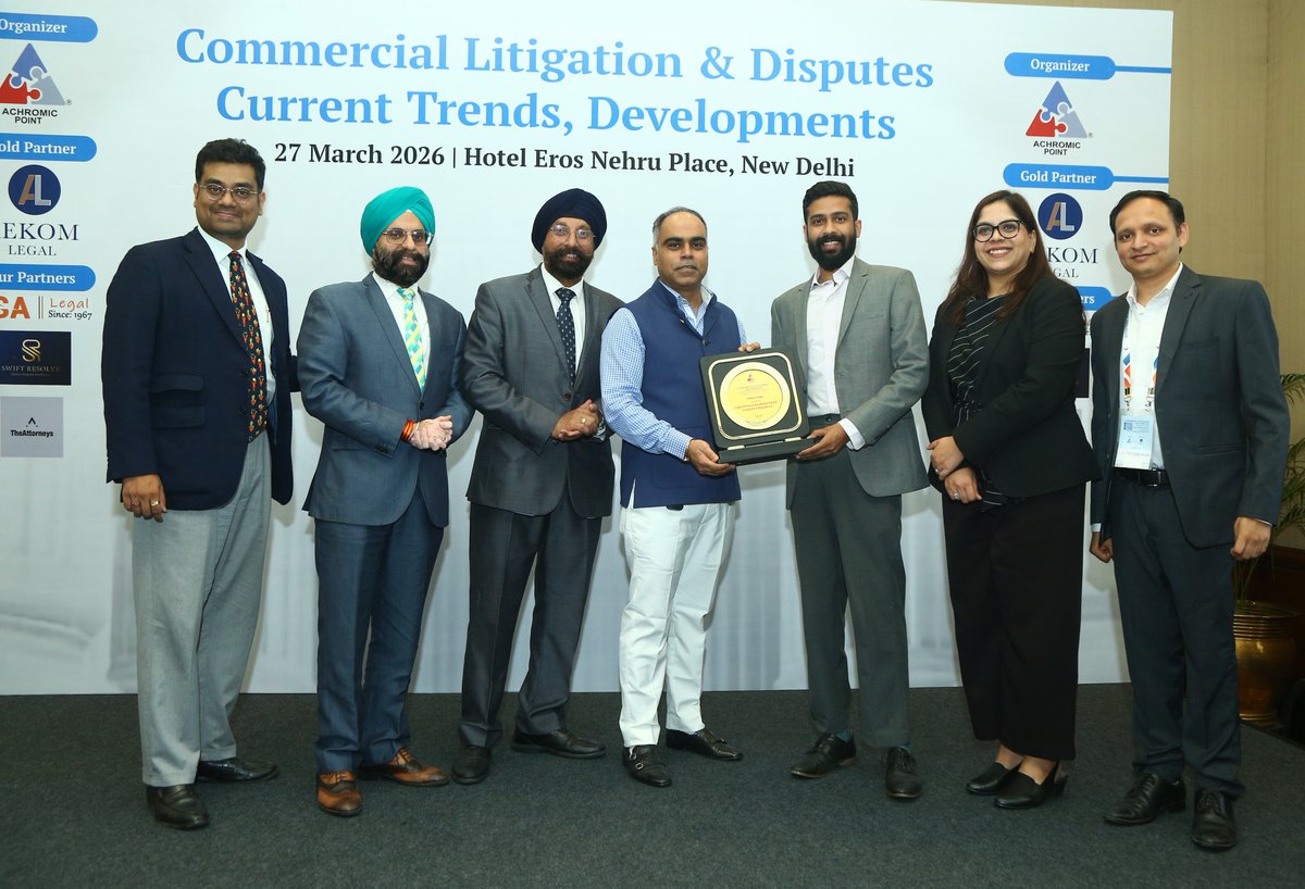 𝐂𝐨𝐦𝐦𝐞𝐫𝐜𝐢𝐚𝐥 𝐋𝐢𝐭𝐢𝐠𝐚𝐭𝐢𝐨𝐧 &amp; 𝐃𝐢𝐬𝐩𝐮𝐭𝐞𝐬: 𝐂𝐮𝐫𝐫𝐞𝐧𝐭 𝐓𝐫𝐞𝐧𝐝𝐬, 𝐃𝐞𝐯𝐞𝐥𝐨𝐩𝐦𝐞𝐧𝐭𝐬 - 𝐍𝐞𝐰 𝐃𝐞𝐥𝐡𝐢

Aekom Legal is recognized for excellence in corporate and regulatory advisory.

🌐Explore on our website: achromicpoint.com