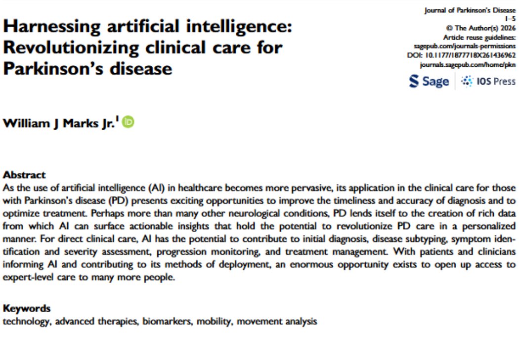 Journal of Parkinson's Disease tweet media