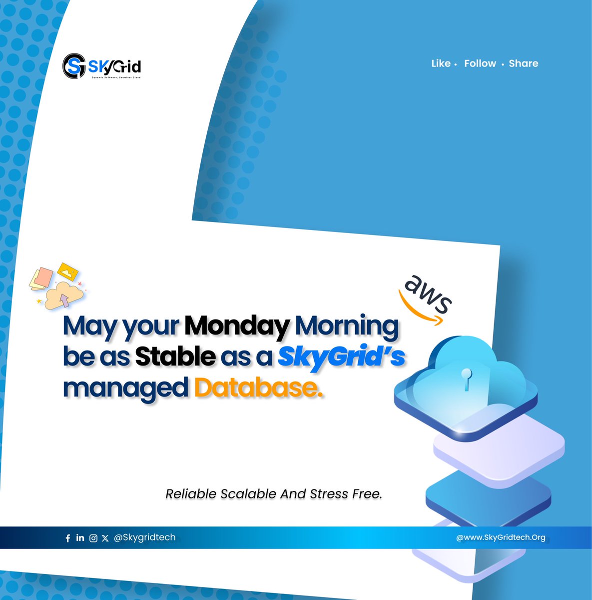 skygridtech's tweet photo. Wishing you a week of high performance and zero latency! ☁️✨ https://t.co/2VWirVkfHK