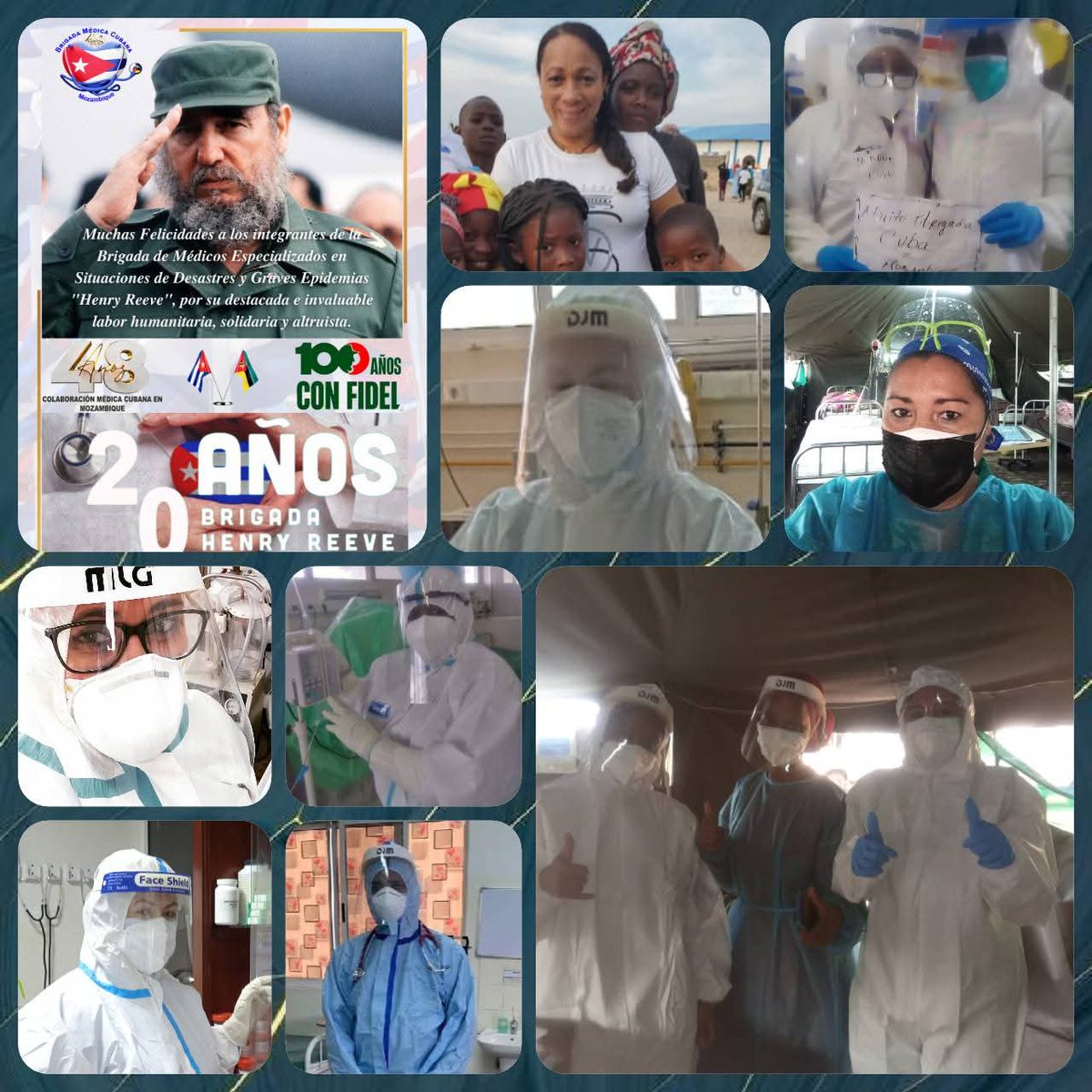 Cada bata blanca cubana en África es una respuesta digna al bloqueo. En hospitales de Mozambique, médicos cubanos atienden, curan, educan y salvan.  Lo hacen lejos de su tierra, enfrentando dificultades, pero con una convicción inquebrantable:
La vida no se bloquea.
#BMCZimpeto