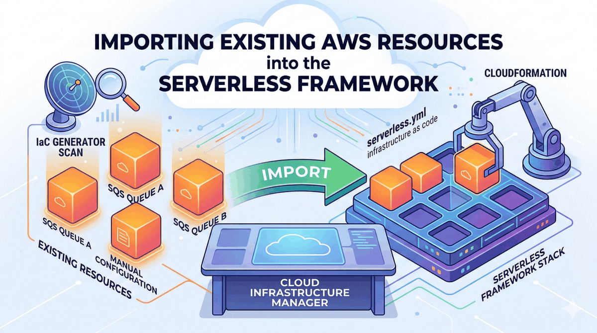 poly4concept's tweet photo. Just published this article on importing manual AWS resources into the Serverless Framework Stack

Worth a read if you are doing IAC work: https://t.co/GzbRjxt8PF https://t.co/EitxgUNYKE