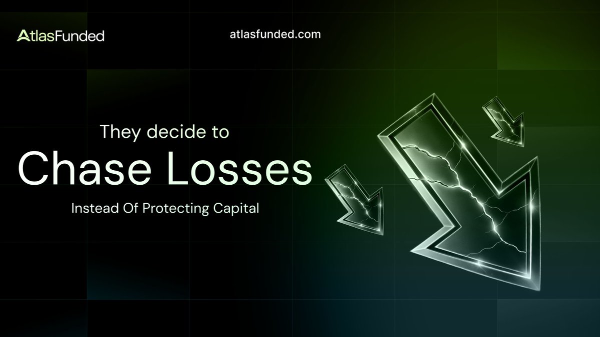 The moment you start chasing losses, you stop trading and start reacting.

That’s where accounts unravel.