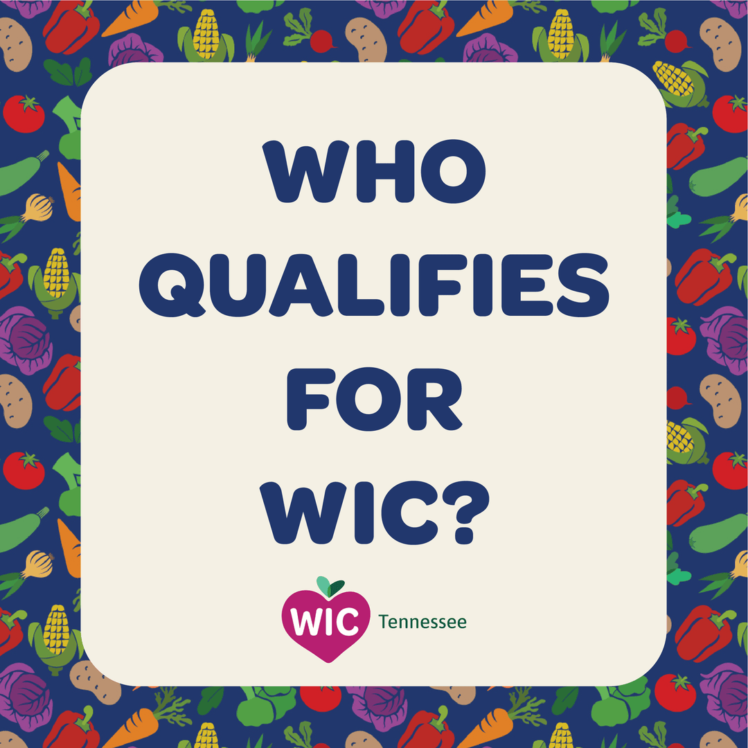 TNDeptofHealth's tweet image. Pregnant moms, new parents, caregivers, and foster parents may qualify! Income guidelines update yearly in July. 

See if your family is eligible: tn.gov/health/wic

#TNWIC #WICWhat #WomenInfantsAndChildren