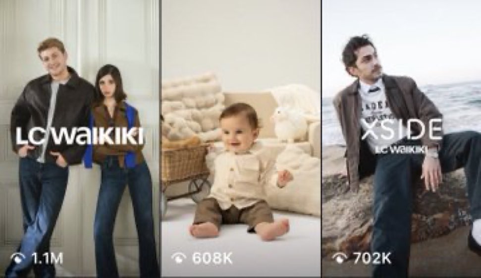 TelevizyonGaze's tweet image. Reklam yayınlandıktan çok kısa süre içinde 1 milyonu geçti #lcw rekora koşuyor #erzey iş birliğinde.