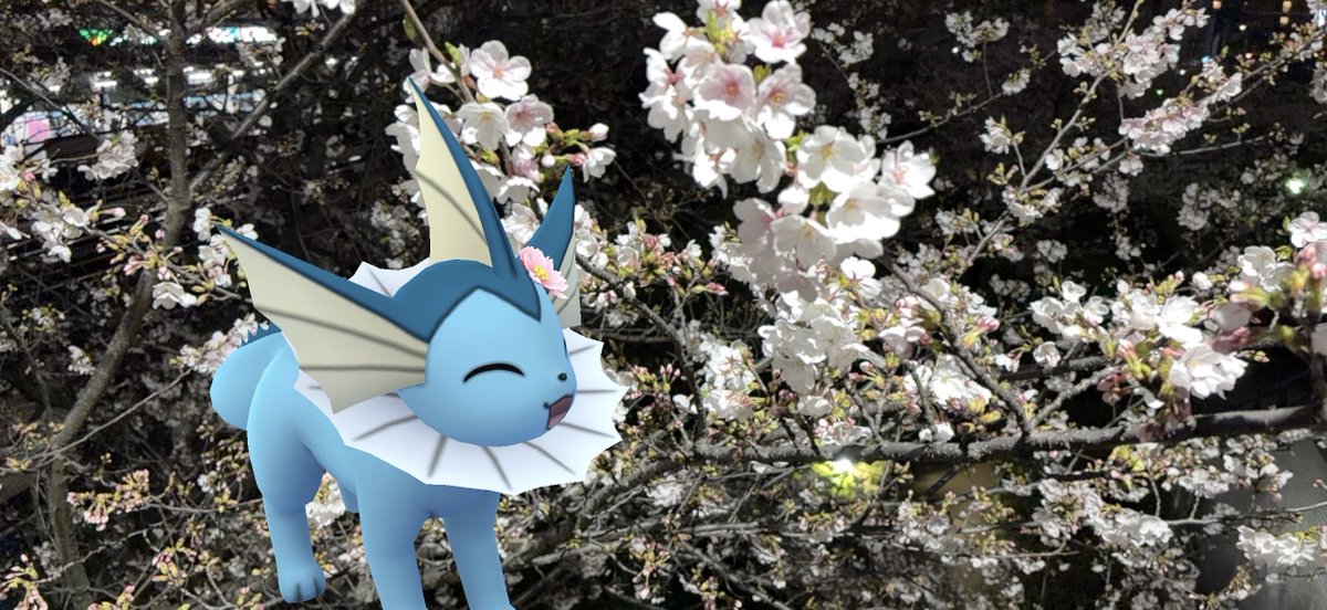 Stoneman573's tweet image. 川口駅での夜桜鑑賞会
#Pokémon
#GOsnapshot
#GOsnapshotCelebration