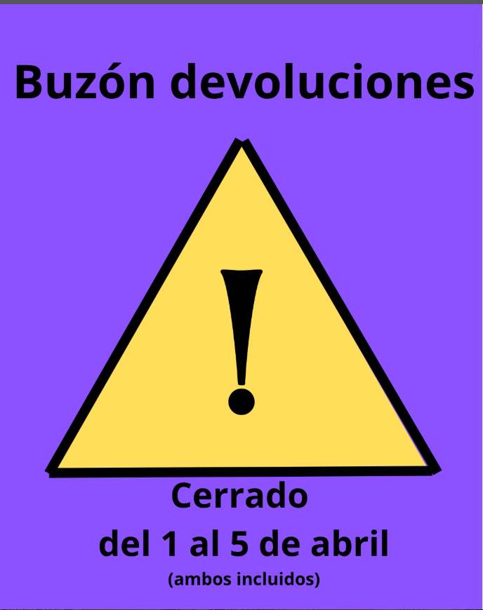 📍Por falta de espacio el buzón permanecerá CERRADO los siguientes días:
(Disculpen las molestias)