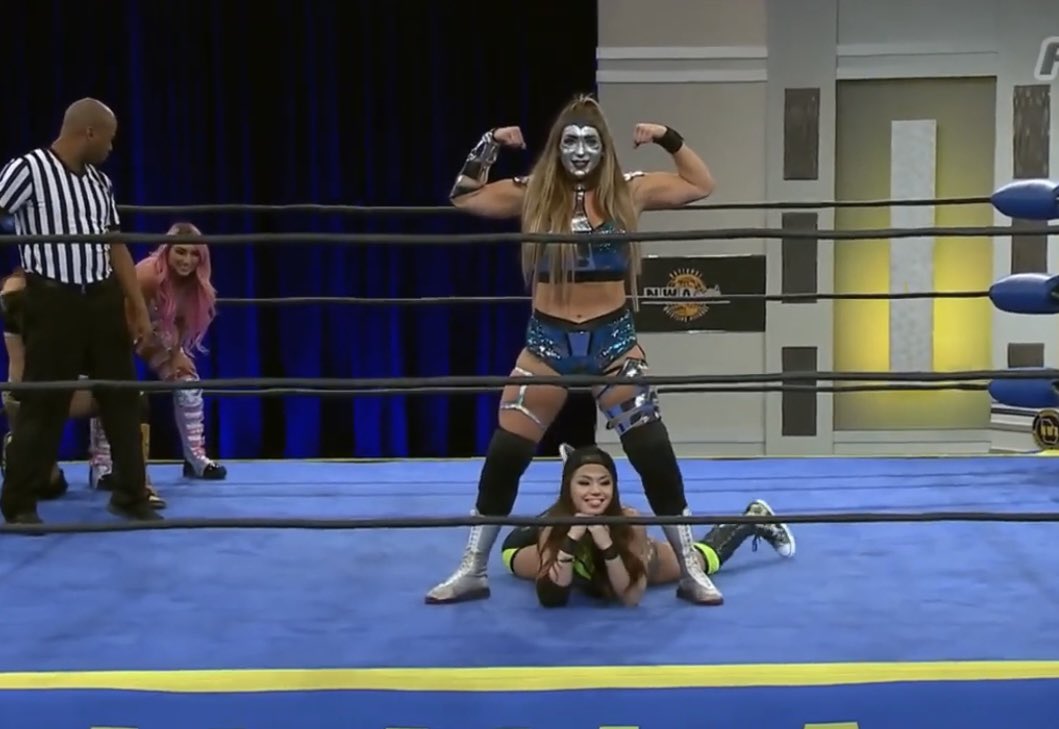 SkyeBlueNews's tweet photo. On this day!
Skye Blue & Jennacide vs Thunder Rosa & Alex Garcia for the NWA on the 30th March 2021.
#NWA #SkyeBlue #Jennacide #ThunderRosa #AlexGarcia #Wrestling #ProWrestling https://t.co/eB2JA6FoNr