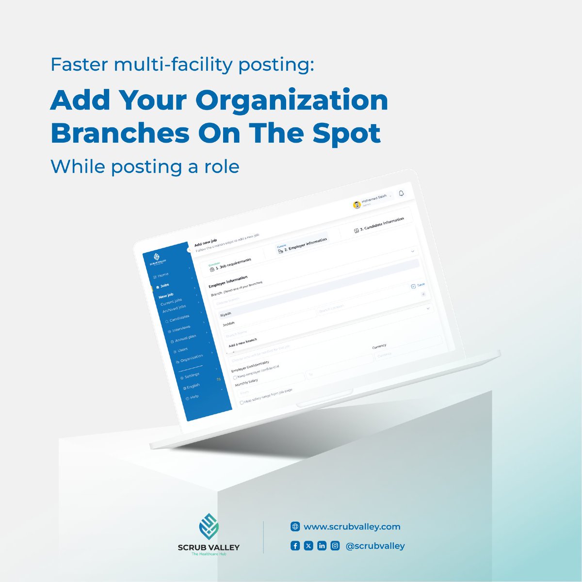 Scrub Valley March Updates: This month, we focused on expanding our reach, growing our partnerships, and making recruitment workflows even more seamless for healthcare organizations:

- Scrub Valley featured on Al Arabiya News for AI-powered healthcare recruitment
- New