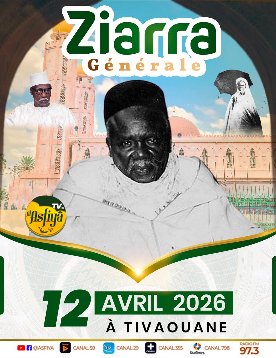 Mrthread4's tweet photo. Ziarra Générale 2026 

     Dimanche 12 Avril 2026 
📍Tivaoune https://t.co/4tNeY2zHBf
