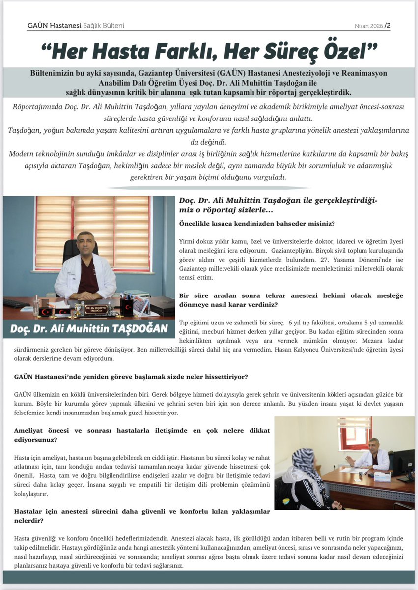 Doç.Dr. Ali Muhittin Taşdoğan tweet media