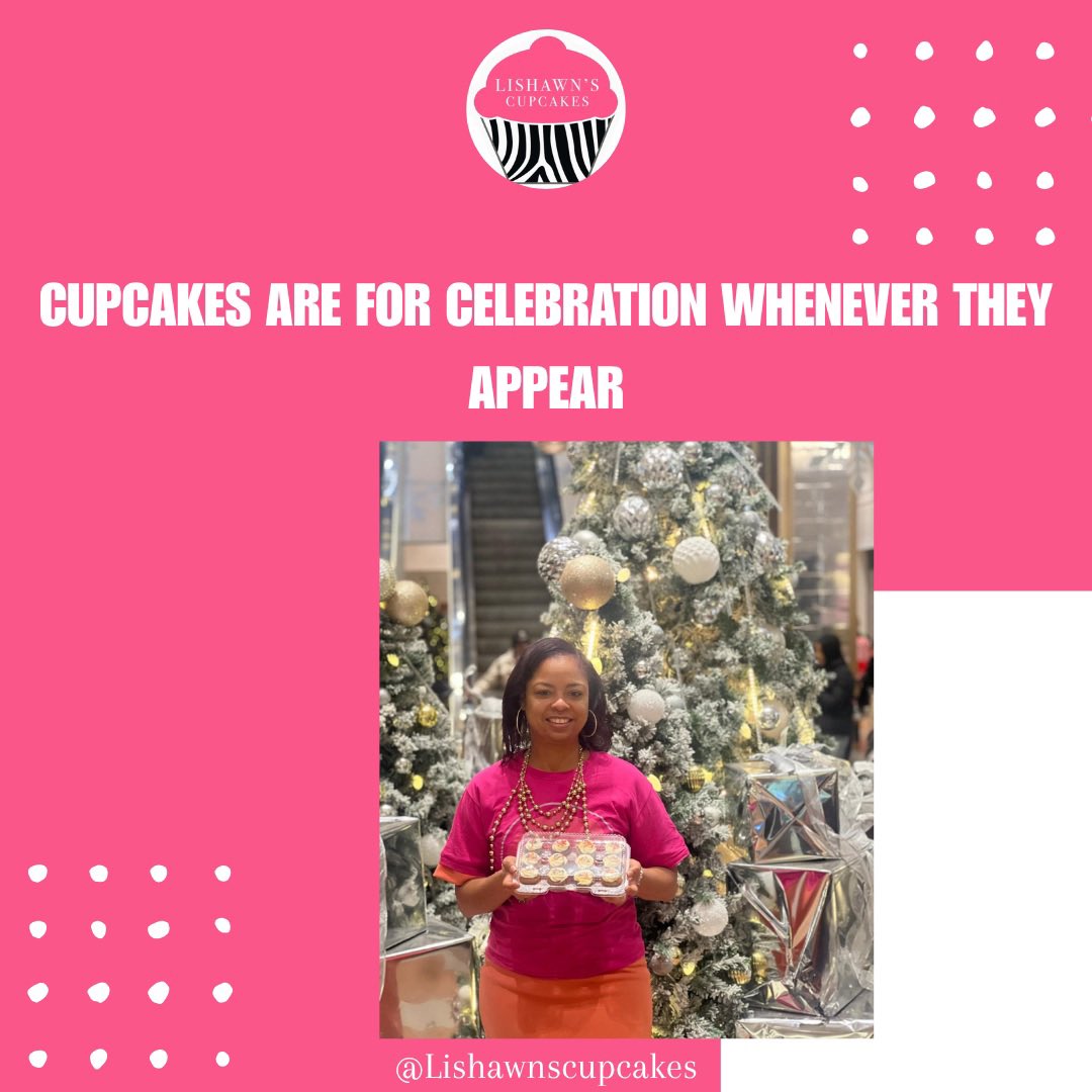 Lishawnscupcake's tweet image. Happy Monday!

Cupcakes are for every celebration!!!

#lishawnscupcakes
#lishawn
#cupcakes
#celebration 
#life