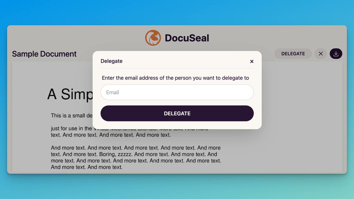 DocuSeal tweet media