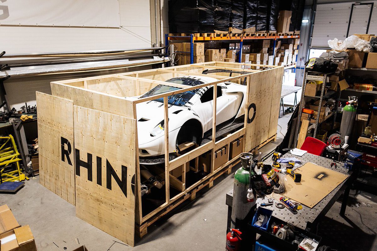 Lithuanian modular supercar Rhino RR01 has been delivered from Kaunas to its first customer in the United States. After several months spent certifying the vehicle, mass production and deliveries have officially begun lrt.lt/en/news-in-eng…