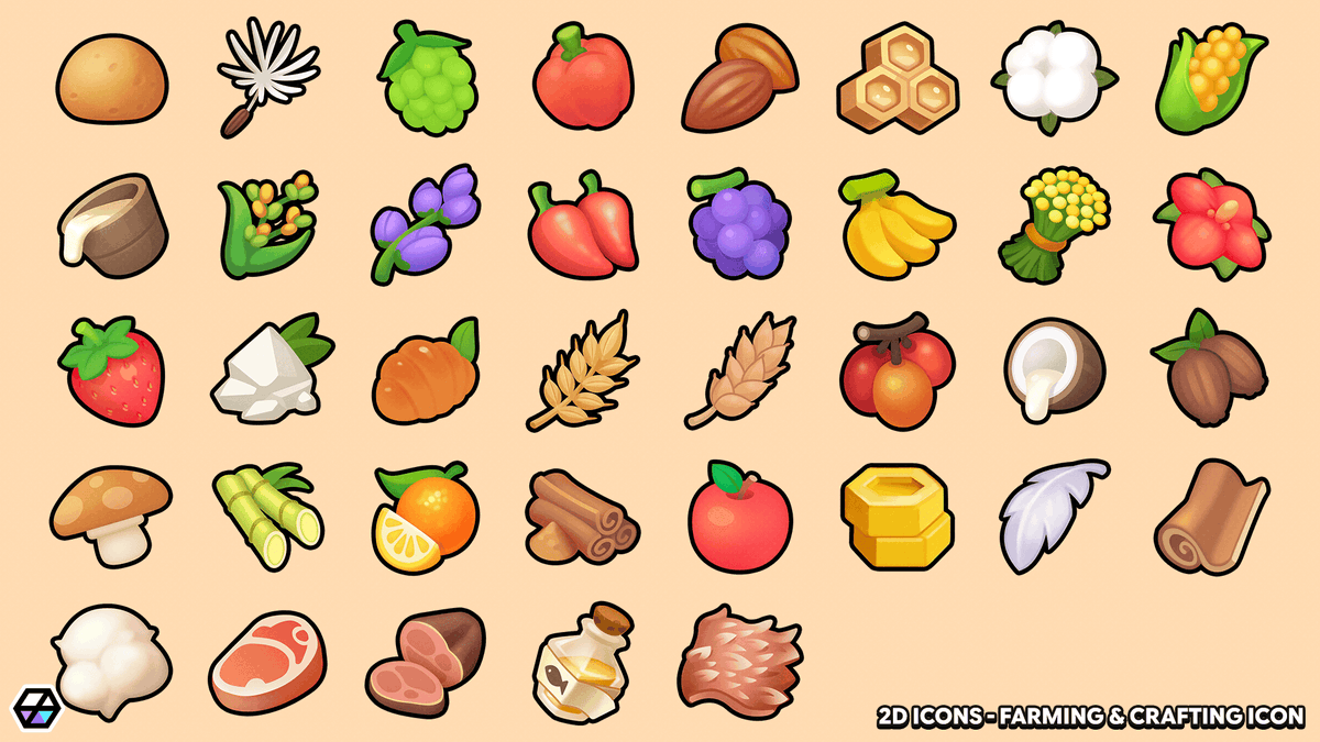 LayerLabGames's tweet image. New 2D Game Asset release!  
🪵2D Icons - Farming &amp;amp; Crafting Icon
👉layerlab.io/products/2d-ic…

 #UnityAssetStore #Crafting #Unity3D #Layerlab