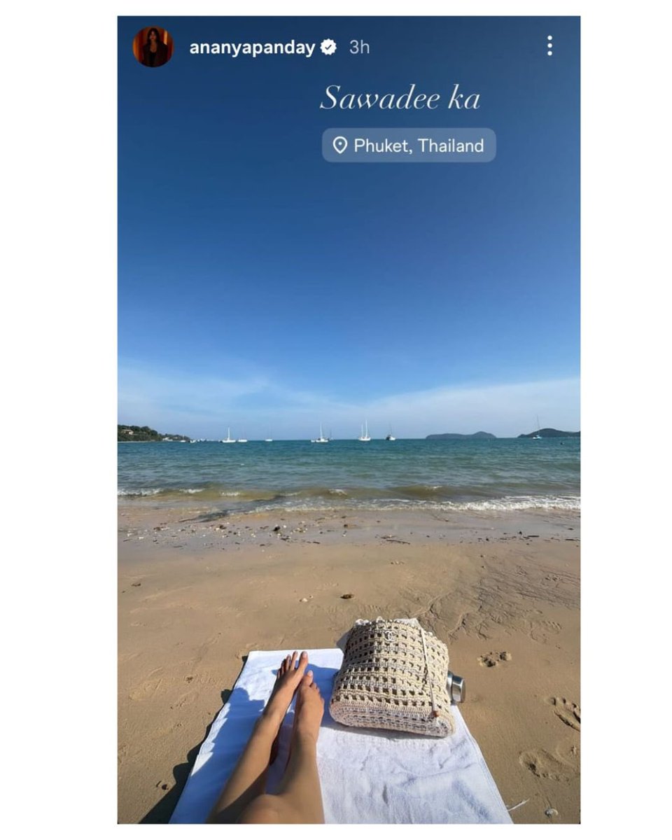 indiaforums's tweet image. Ananya Panday living her best sunny life in Thailand 🏖️☀️❤️
.
.
.
#IndiaForums #AnanyaPanday #SummerVacation #Sunkissed #Bollywood #IndiaForums @ananyapandayy