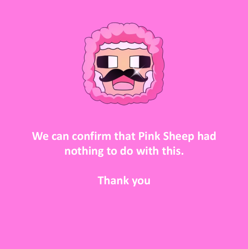 Pink Sheep tweet media