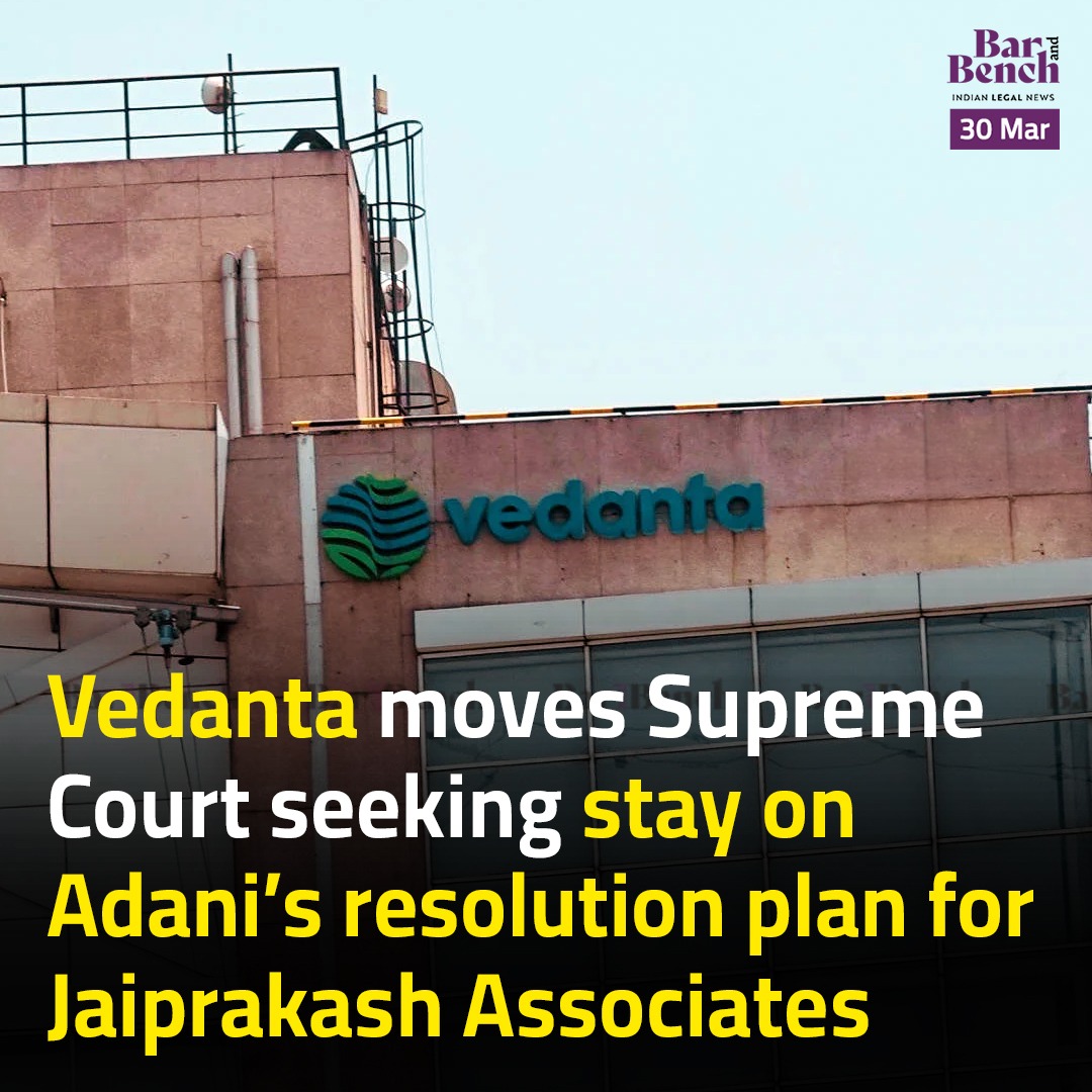 UWCforYouth's tweet image. #Vedanta has gone to the #SupremeCourtOfIndia to stop
the #AdaniGroup takeover of
#JaiprakashAssociates.

Their basic point is simple of Vedanta... we offered more money… so how did we lose?

And that’s where it starts smelling off... Because this isn’t the first time things