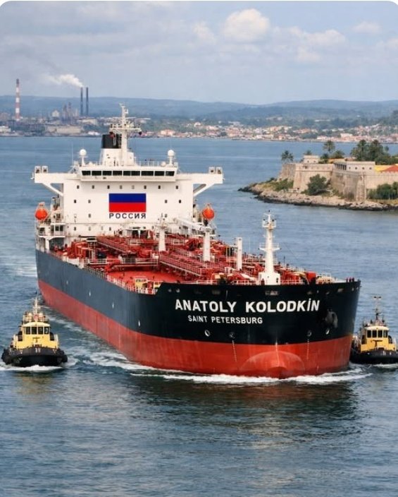 El Petrolero Ruso desafío las sanciones de Trump y burló el bloqueo energético. 👇

‼️Ya entró combustible a #Cuba‼️

#CubaNoEstáSola
#DefendiendoCuba🇨🇺💪❤️