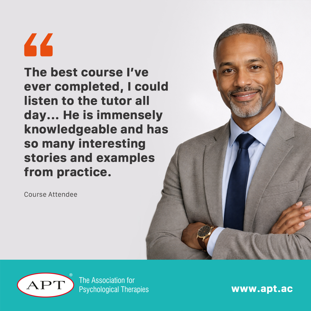 APTtraining's tweet photo. Our Solution-Focused Therapy Essentials course continues to receive great feedback. #SFT provides a clear, evidence-informed approach for use in practice. Find out more:

🇬🇧🇮🇪 https://t.co/3HOmjmoKns
🇨🇦 https://t.co/AtcmbdtM2r
🇺🇸 https://t.co/yjEhM3nG0u
🇦🇺 https://t.co/AoNkSbCW1J https://t.co/hWtHJTgLu9