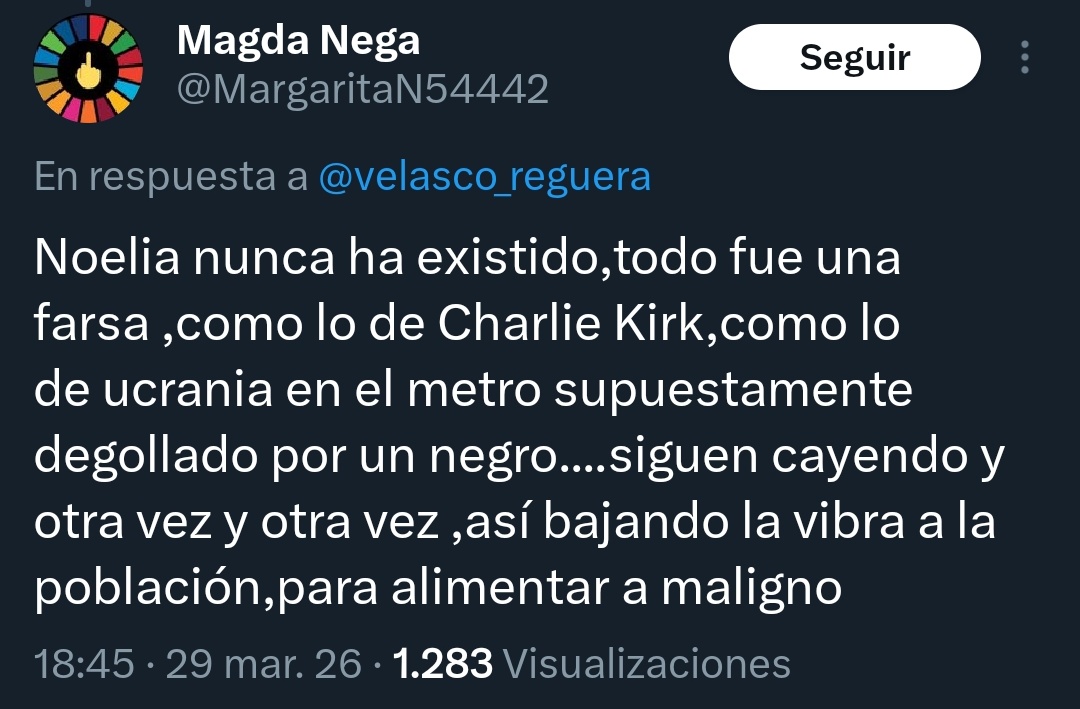 Negacionistas Out of Context tweet media