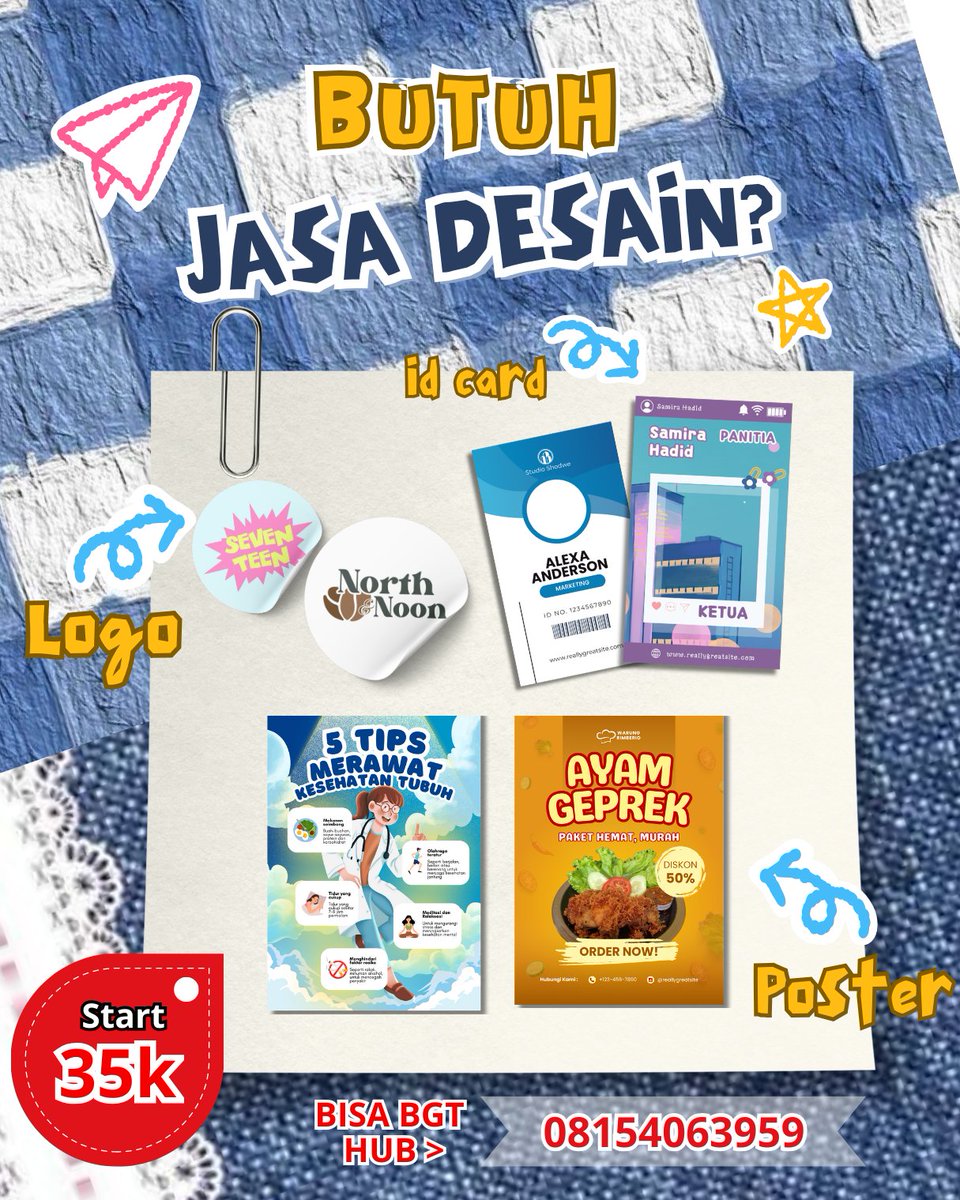 JASA DESAIN | stiker, logo, poster dll tweet media