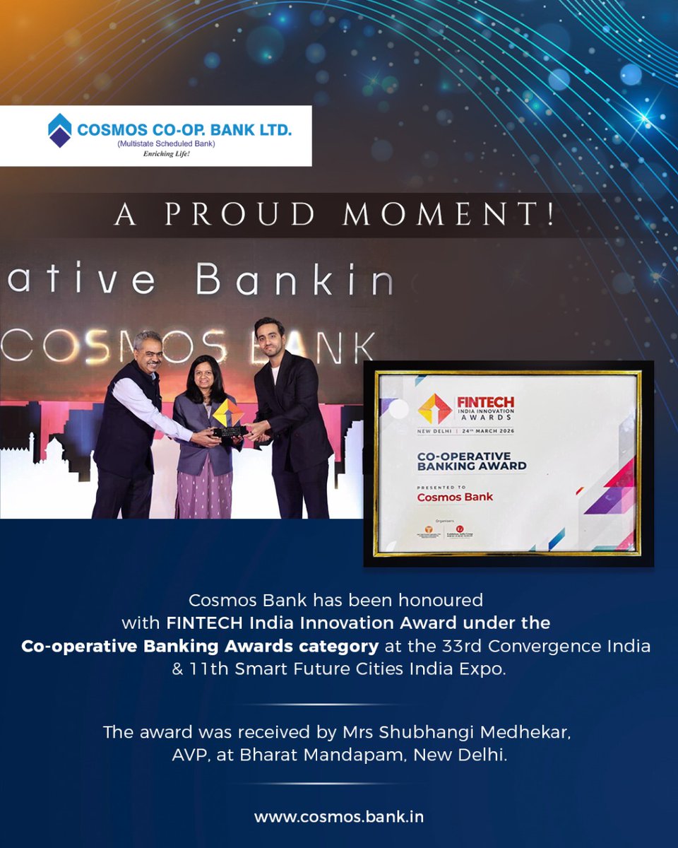 Cosmos Co-Op. Bank Ltd. tweet media