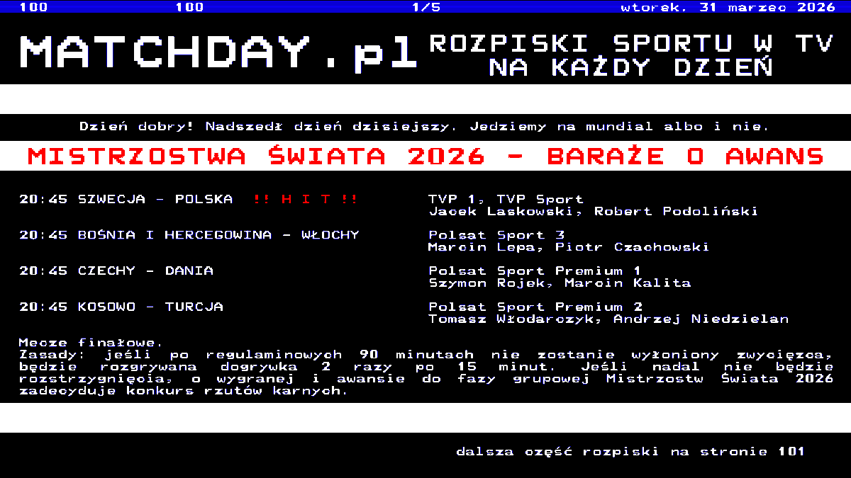 MATCHDAY.pl tweet media