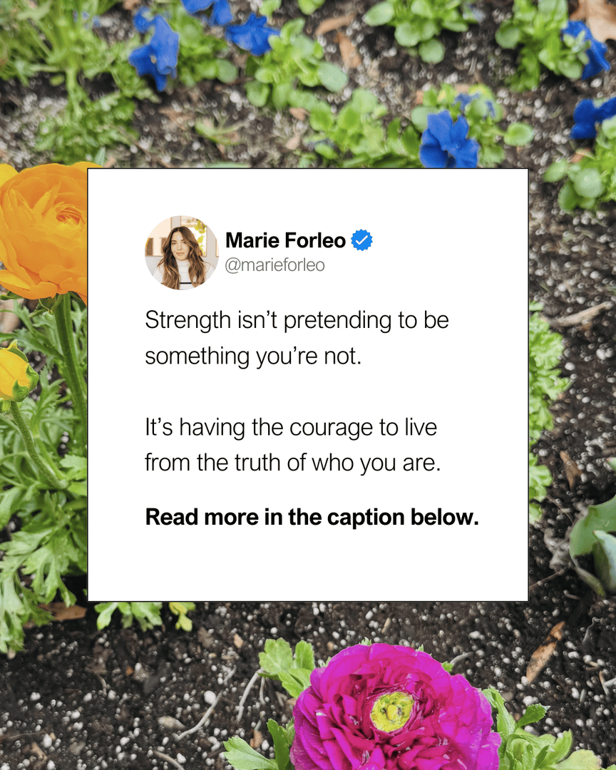 Marie Forleo tweet media