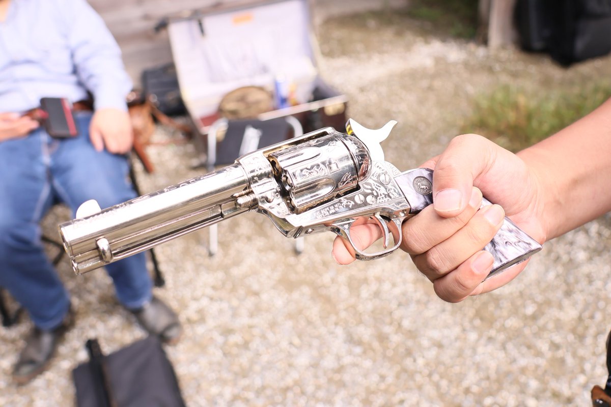 田んぼのガンマン～いつもの装備へ～ tweet media