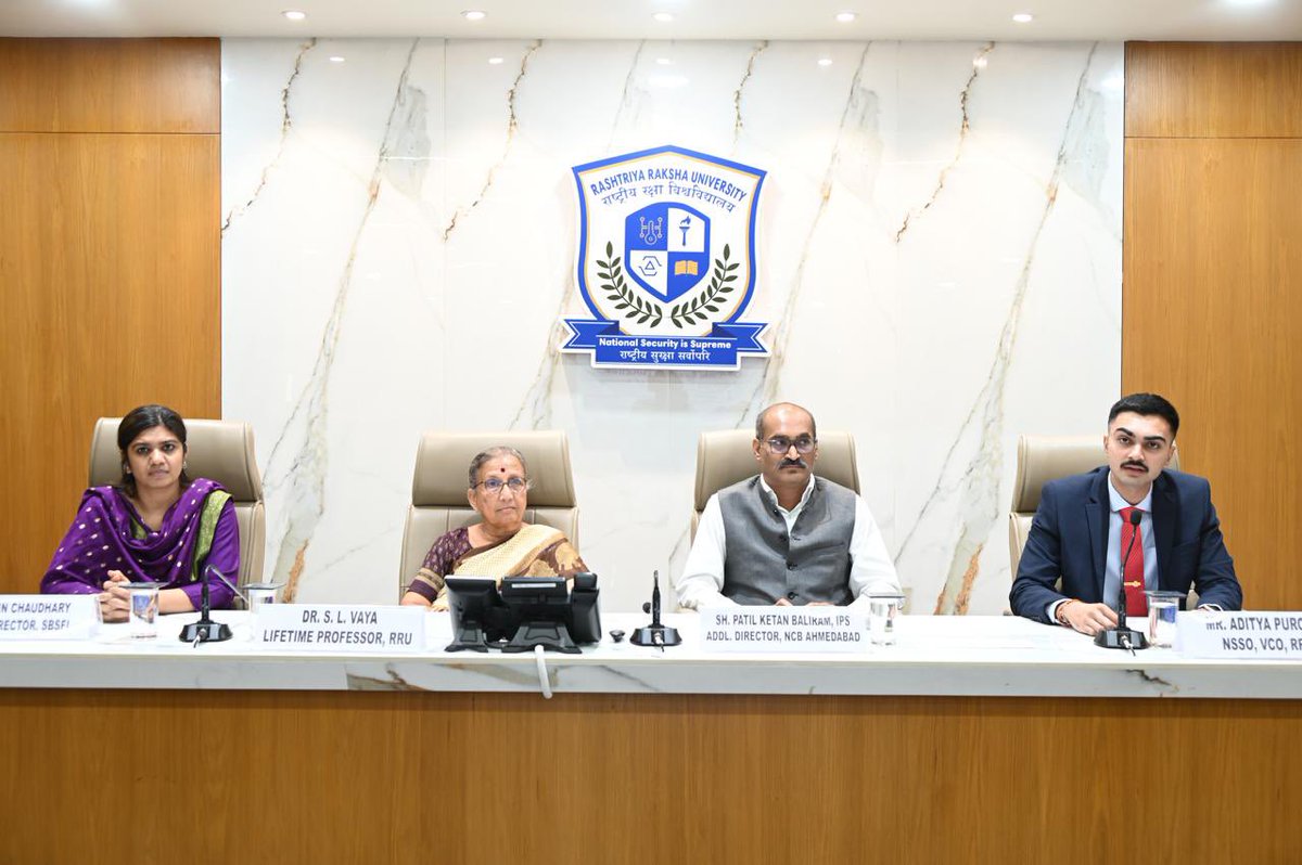 Rashtriya Raksha University (RRU) tweet media