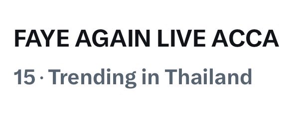 Faye Peraya Trend Official TH 2 tweet media