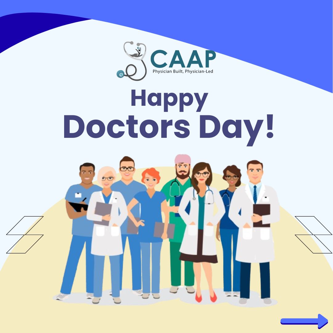 caap_docs's tweet photo. Happy National Doctor’s Day! To the healers who work day and night to keep our communities healthy: thank you. We appreciate your dedication and the incredible care you provide every single day. You truly make the world a better place! #doctorsday #doctors #caap #caapdocs https://t.co/EX3R5NVHzX