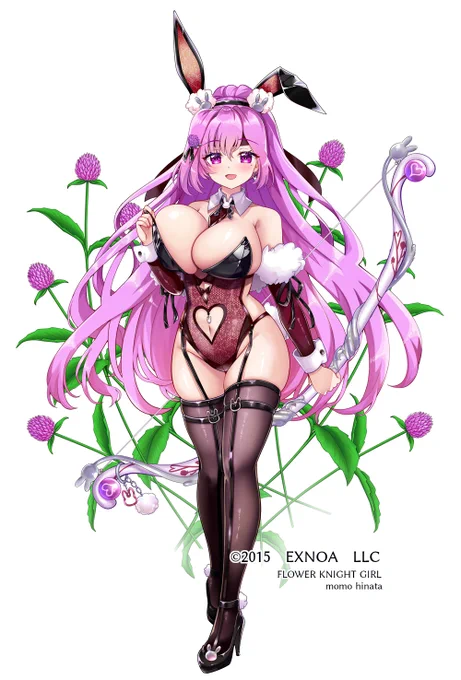 「FLOWER KNIGHT GIRL」様にてセンニチコウ(イースター)描かせていただきました!どうぞよろしくお願いいたします #花騎士 #フラワーナイトガール