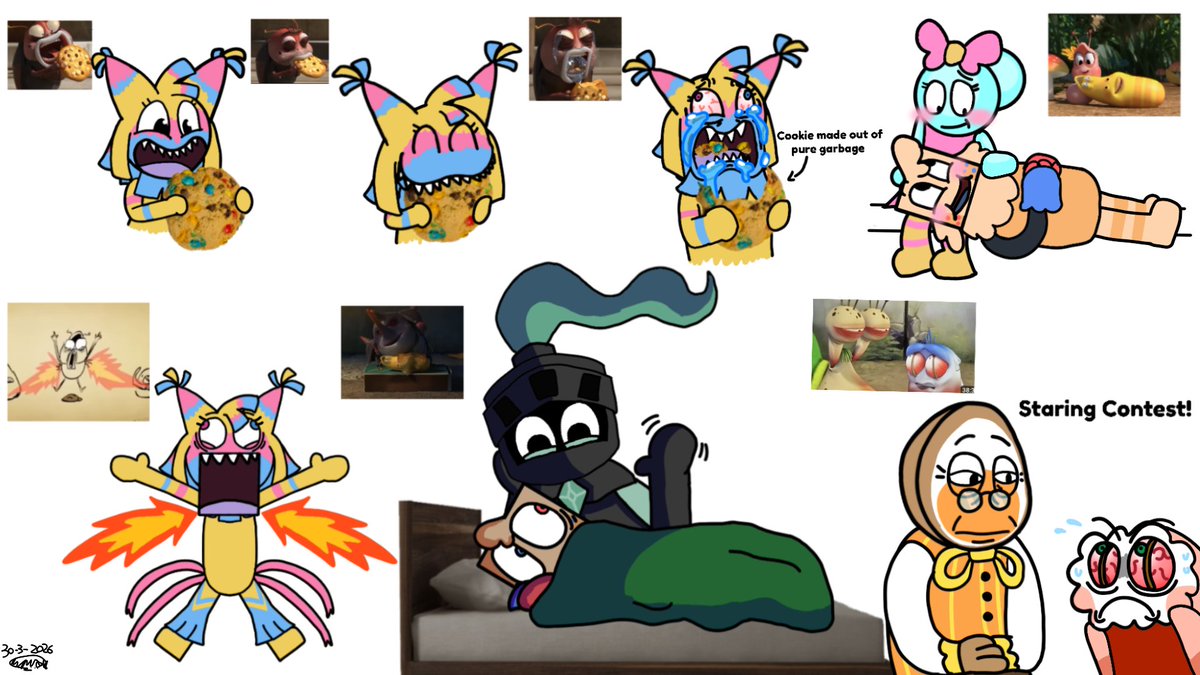 Part 4 of the larva swapping stuff

#dw #dandysworldart #dandysworldfanart #dandysworldgoob #goob #dandysworld #soulvester #yatta #eggsson #poppy #art #fanart #dandysworldsoulvester #dandysworldeggson #dandysworldpoppy #dandysworldyatta #shrimpo
#dandysworldshrimpo