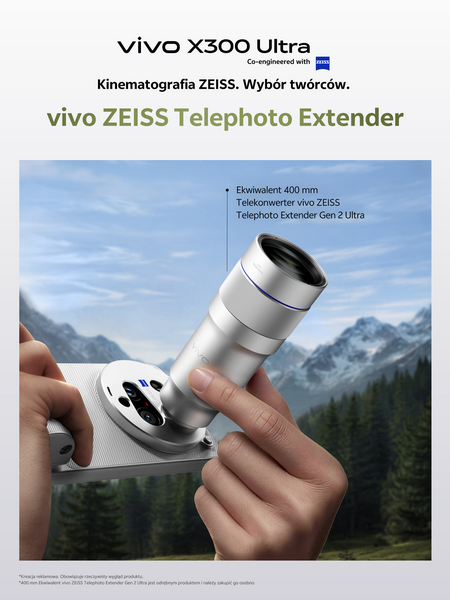 TECHNOSenior1's tweet image. vivo X300 Ultra – Apple i Samsung mają problem? Nowy król mobilnej fotografii - techno-senior.com/2026/03/30/viv… przez @TECHNOSenior1 
📷 #vivo X300Ultra z #ZEISSMaster  i 200 MP trafia globalnie i od razu celuje w profesjonalistów – twórców, fotografów i filmowców.