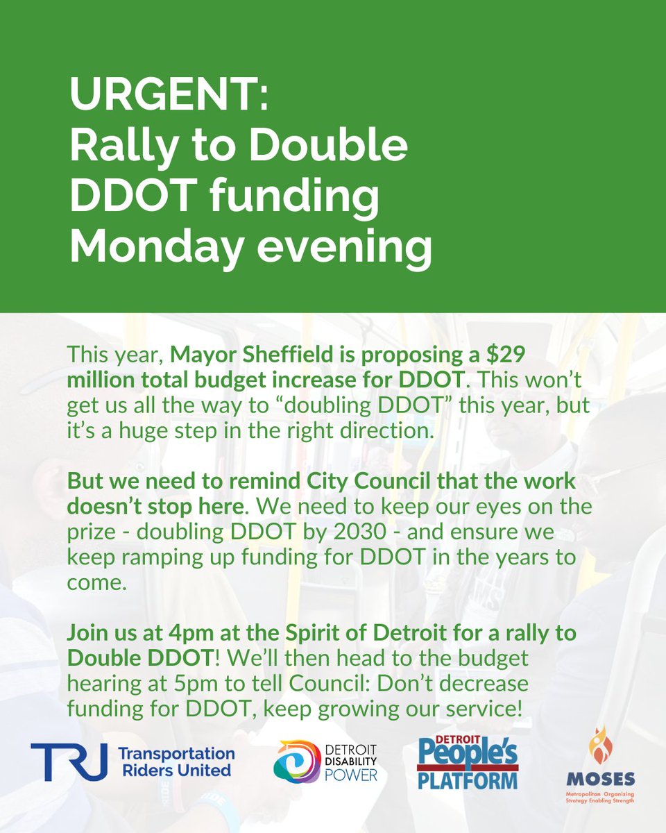 Transportation Riders United (TRU) tweet media