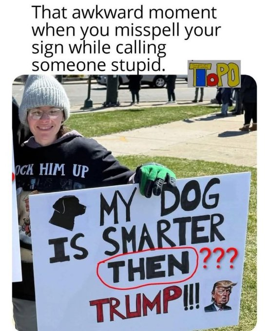 Did your dog do the grammar check on your sign?