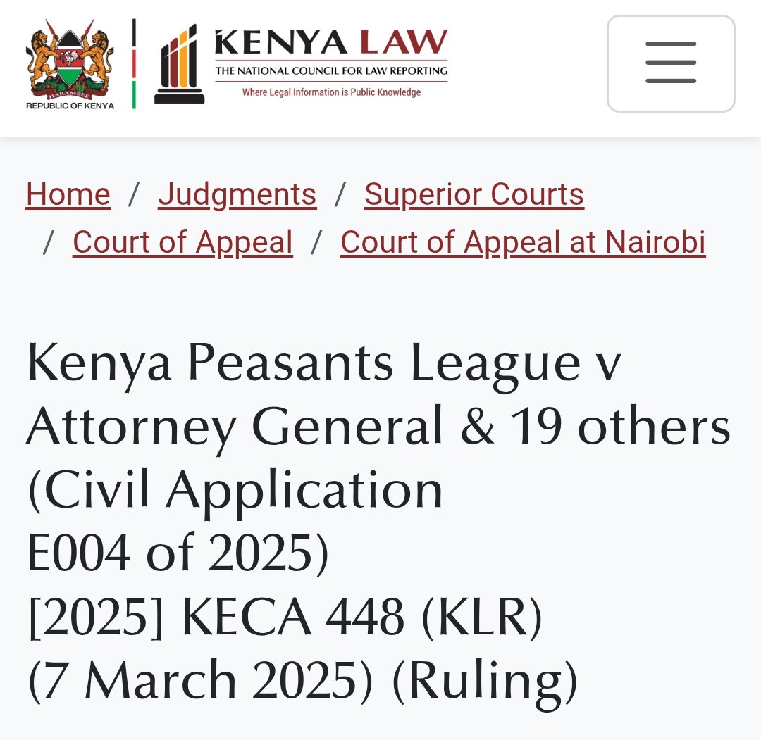 Kenyan Peasants League tweet media