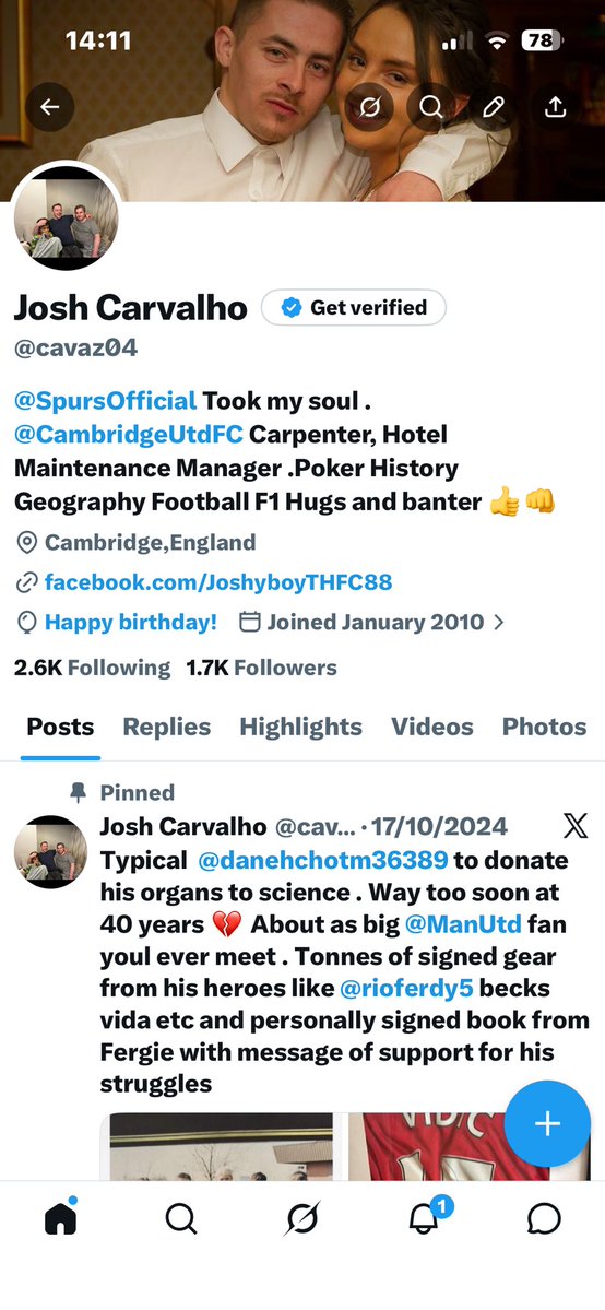 Josh Carvalho tweet media