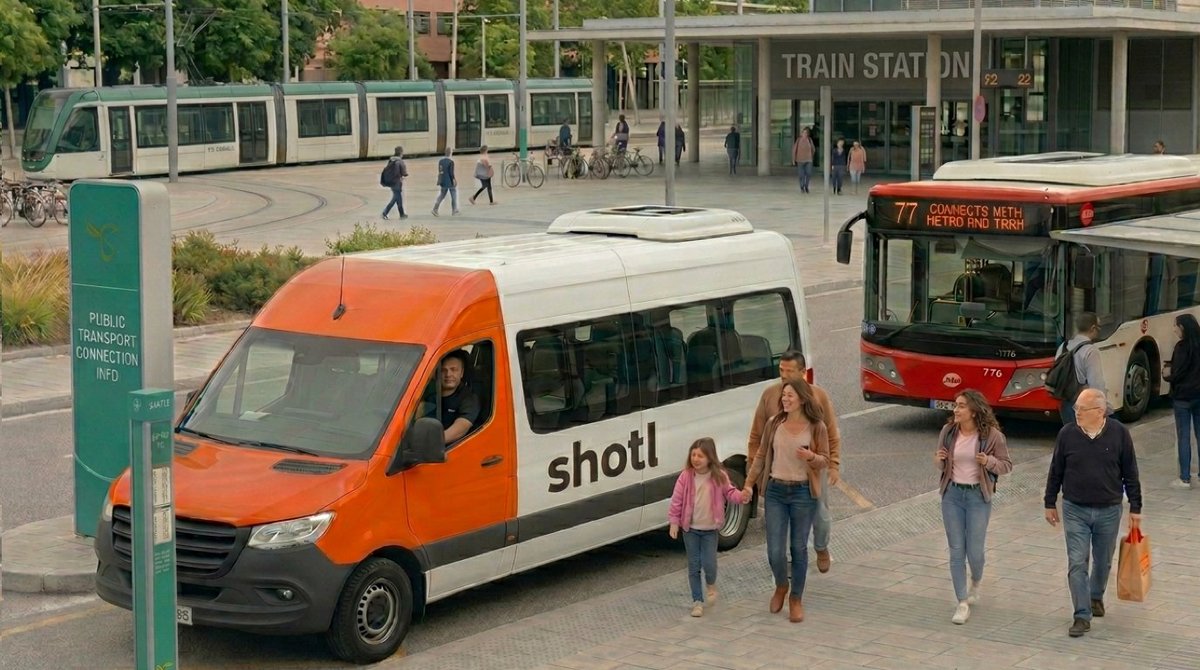 rideshotl's tweet photo. Introducing Intermodality, Shotl’s new feature that seamlessly integrates DRT and public transport through real-time, dual-engine optimization. 

Dive deeper in the full article at https://t.co/S9ft7BQr9k

#shotl #ondemand #publictransport #intermodality https://t.co/wt1I7nBkAd