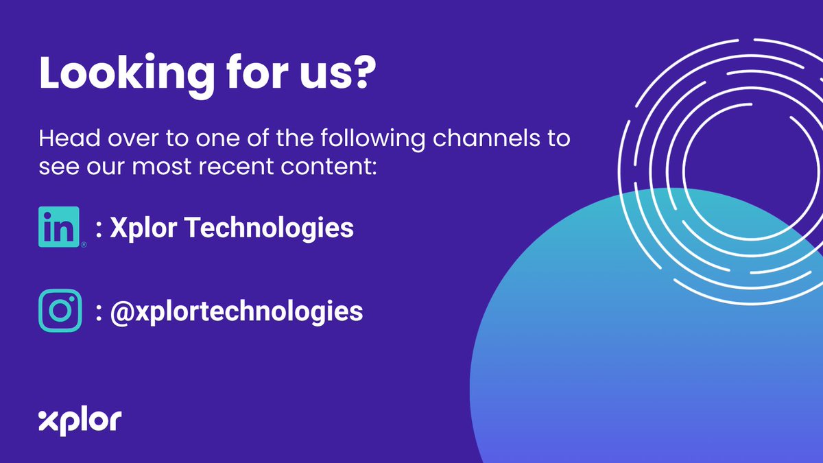Xplor Technologies tweet media