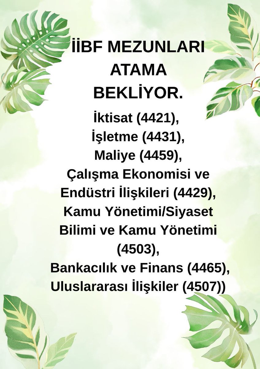 rkyblli's tweet photo. @kadircokcetin06 @milliparklar İİBF bütündür. GİH kadroları İİBF mezunlarının hakkıdır.@muhiddinsahinn @AhmetGumen @bekirgizligider @akadirpolat1 @ahmtbgc @Seyfullahaslntk @pebaysa @kadircokcetin06 @tarimormanpgm @milliparklar https://t.co/kSGchyGDvC