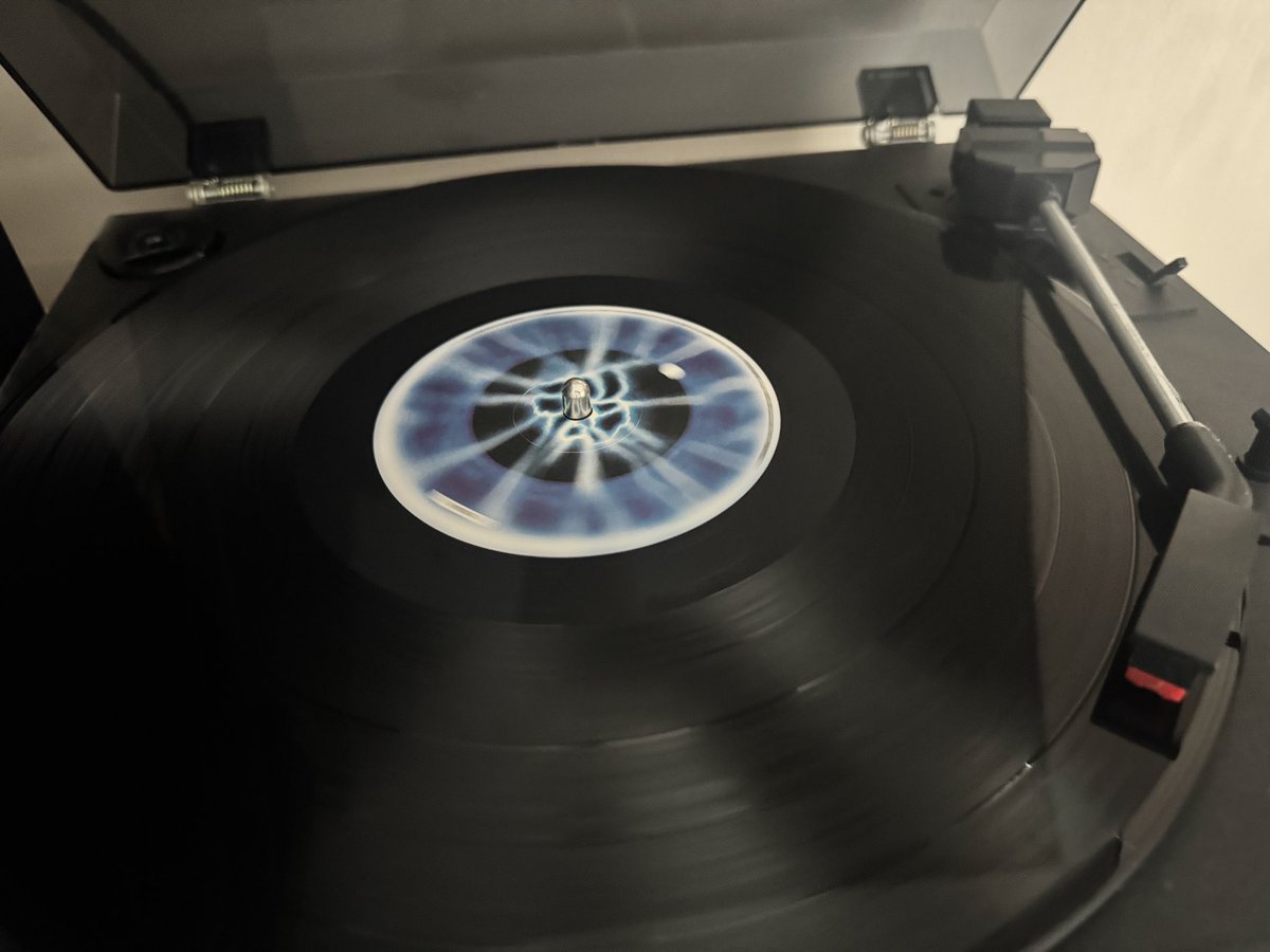 AndyLGR's tweet photo. On this day in 1992 @DefLeppard released the Adrenalize album. So I’m giving my original LP a spin today, still sounds as good now as it did back then. My version is almost in brand new condition too. 
#defleppard #nowlistening #vinyl https://t.co/DZoshgop39